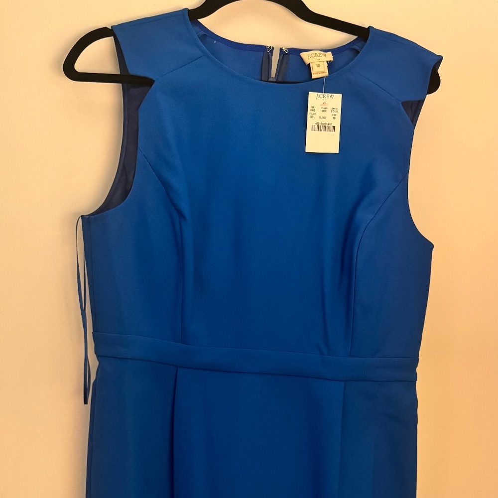 J.Crew Sleeveless Blue Dress - 10